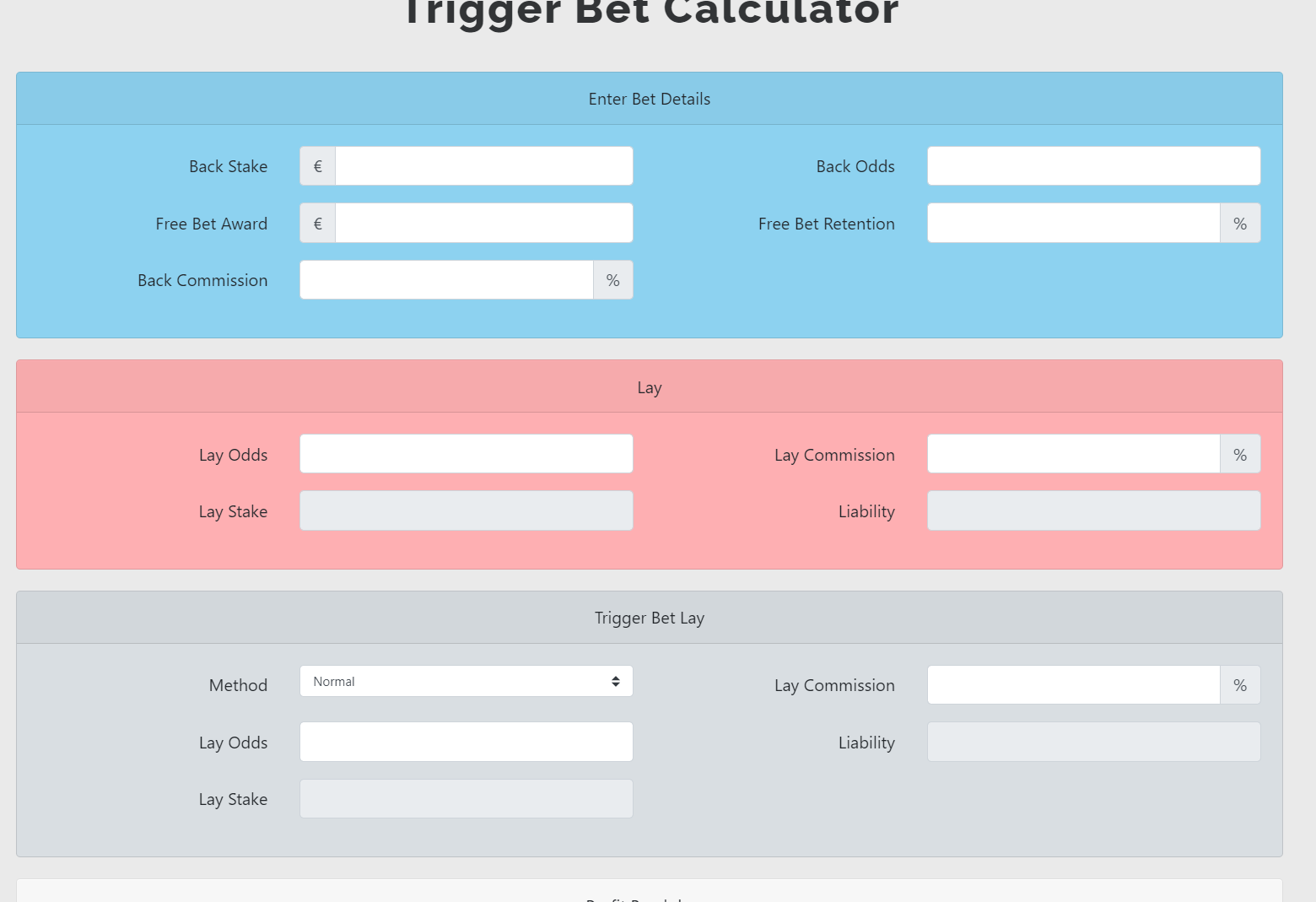 Calcolatore Scommesse: Doppie