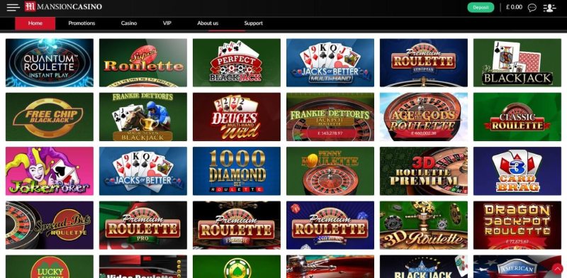 Mansion Online Casino Review 2023 | Play Top RNG & Live Blackjack