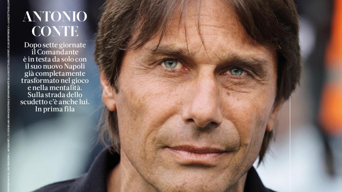 Sportweek, Antonio Conte protagonista del prossimo numero. Presente anche Florian Thauvin