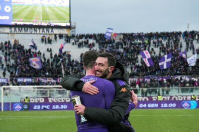 Cataldi segna il gol vittoria e lo dedica a Bove: "Te la scaravello all'incrocio, quanto manchi allo stadio"