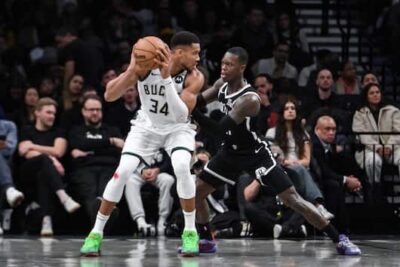 NBA: Antetokounmpo segna 34 punti, Milwaukee supera Brooklyn nonostante le difficoltà