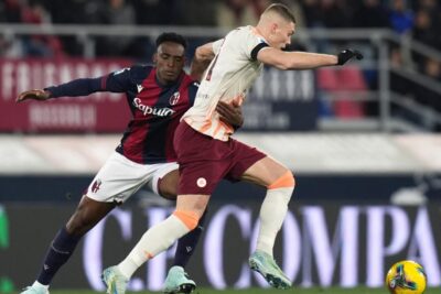 Bologna-Roma 2-2: Saelemaekers, Dallinga, Ferguson, Dovbyk