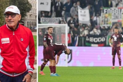 Ciccio Graziani partecipa all'allenamento del Toro in vista del derby contro la Juve