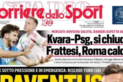 Corriere dello Sport: "Spaventus! Kvara-Psg, si chiude"