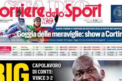 Corriere dello Sport apre con Lukaku: "Big Napoli"