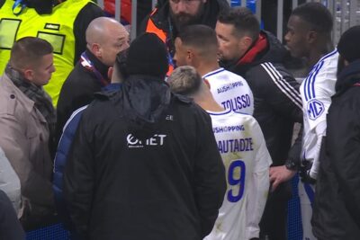 Discussione tesa tra Tolisso, Sage e rappresentanti dei tifosi del Lione