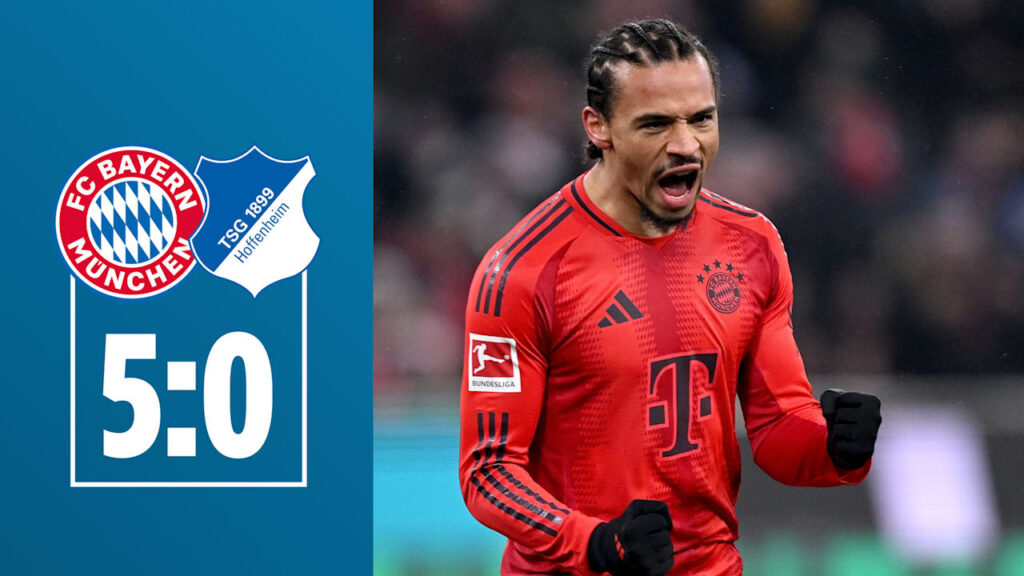 Doppelpack von Leroy Sané: FC Bayern München dominiert Hoffenheim Sport   Traduzione in italiano:  Doppietta di Leroy Sané: il FC Bayern Monaco domina l'Hoffenheim Sport