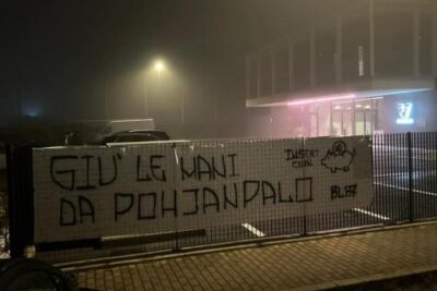 Fermate l'addio a Pohjanpalo Striscioni dei tifosi del Venezia contro la cessione al Palermo