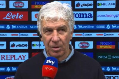 Gasperini commenta in diretta tv dopo Atalanta-Napoli: "Faccio veramente fatica..."