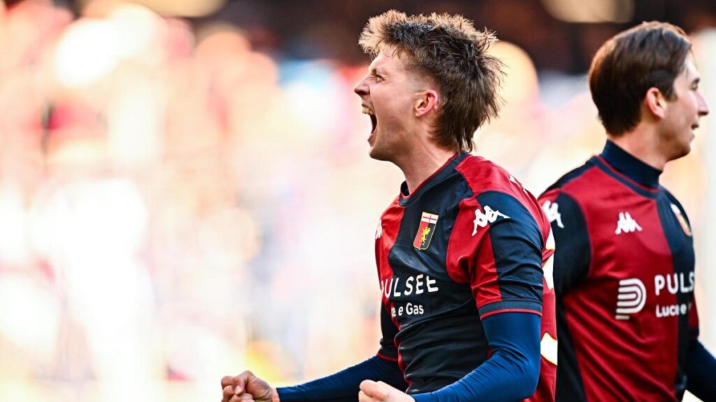 Genoa-Parma 1-0, rete di Frendrup