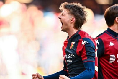 Genoa-Parma 1-0, rete di Frendrup