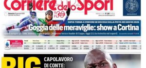 Il Corriere dello Sport dopo il 2-3 degli azzurri a Bergamo: "Big Napoli"