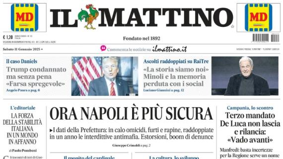 Il Mattino in prima pagina: "I tormenti di Kvara: Napoli o PSG?"