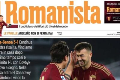 Il Romanista in apertura dopo il 3-1 giallorosso sul Genoa: "Cresta e cuore"