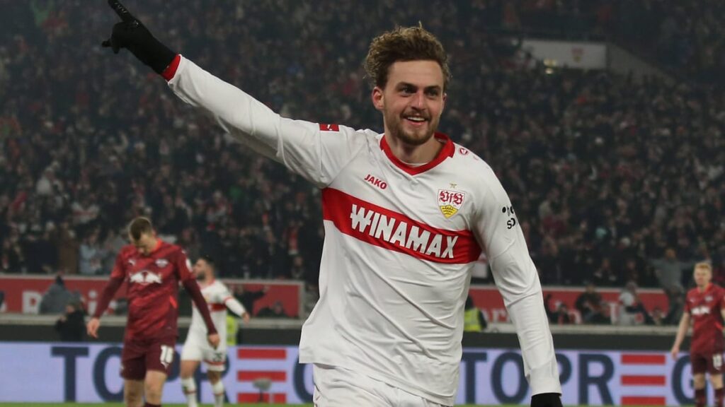 Il VfB Stuttgart ribalta la partita contro il RB Leipzig