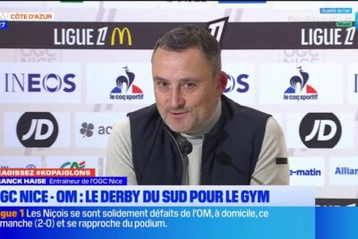 Kop Aiglons: Franck Haise reagisce alla Bella Victoria OGC contro l'OM