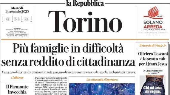 La Repubblica (Torino) riferisce sulla Juventus: "A Bergamo senza Motta né Vlahovic"