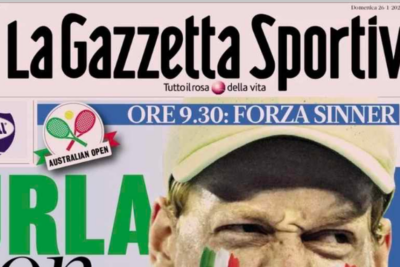 PRIMA PAGINA GAZZETTA DELLO SPORT OGGI: "Conte mangia Motta"