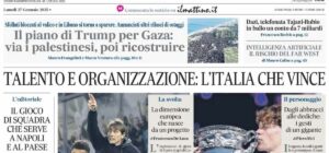 PRIMA PAGINA IL MATTINO OGGI: "La legge di Conte"