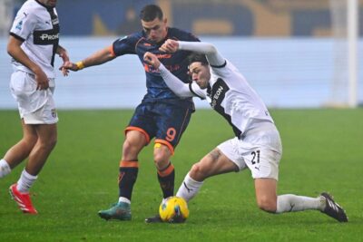 Parma-Lecce, le pagelle: Krstovic segna e fornisce un assist (7,5). Valenti in difficoltà, 5