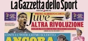 Prima GdS - Ancora loro. Conte e l’Inter a ritmo Scudetto