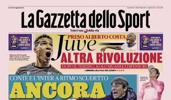 Prima GdS - Ancora loro. Conte e l’Inter a ritmo Scudetto