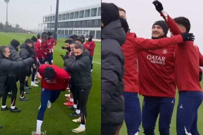 Primo allenamento per Kvaratskhelia al PSG: scopri come lo accolgono i compagni