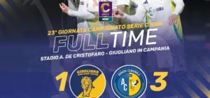 Serie C: L'Audace Cerignola conquista Giugliano e rafforza il terzo posto