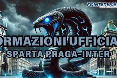 Sparta Praga-Inter, formazioni UFFICIALI: Mkhitaryan titolare, Frattesi...