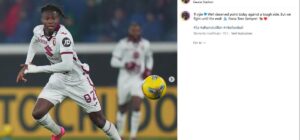 Atalanta-Torino 1-1: I giocatori sui social esprimono: "Punto meritato. Forza Toro sempre"