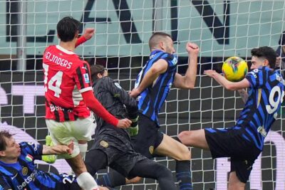 Risultato Milan-Inter: Reijnders segna alla fine del primo tempo, 1-0 Un altro gol annullato a Lautaro e palo di Bisseck