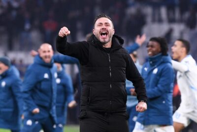 Roberto de Zerbi totalmente fan di Om e Vélodromo - Ligue 1 - J20 - Marsiglia -Lyon (3-2)