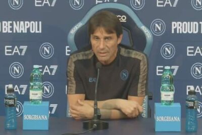 Roma Napoli, la conferenza di Conte LIVE alle 14.15