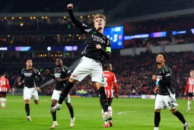 Champions League: FC Arsenal Rast tramite PSV Eindhoven verso il quarto di finale