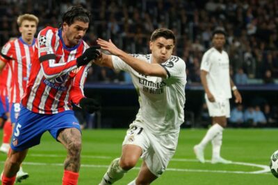 Champions League: Real Madrid batte Atletico Madrid 2-1 grazie alle magie di Rodrygo e Diaz nel derby