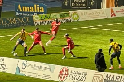 Giugliano-Turris: 3-1. La formazione di Berotto parte forte, poi arriva la reazione