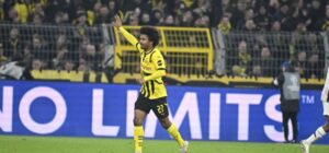 L'obiettivo di Karim Adeyemi per Dortmund contro Lille in video