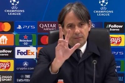 Simone Inzaghi rettifica un giornalista in conferenza post Feyenoord-Inter: intende trasmettere un messaggio